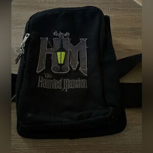 Disney Haunted Mansion Crossbody Bag Black